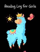 Reading Log for Girls