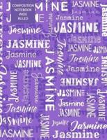 Jasmine Composition Notebook Wide Ruled