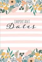 Important Dates