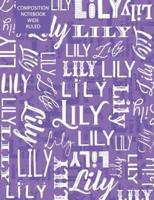 Lily Composition Notebook Wide Ruled