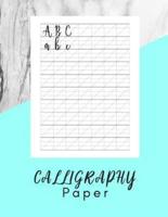 Calligraphy Paper: Hand Lettering Calligraphy Book - 160 sheet pad