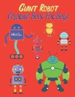 Giant Robot Coloring Book for Boys