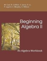 Beginning Algebra II