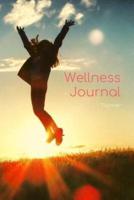 Wellness Journal Planner - Undated Food & Fitness Log Book With Happy Quotes
