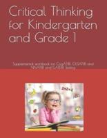 Critical Thinking for Kindergarten and Grade 1