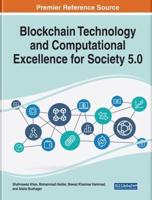 Blockchain Technology and Computational Excellence for Society 5.0