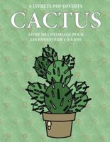 Livre De Coloriage Pour Les Enfants De 4 À 5 Ans (Cactus)