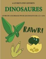 Livre De Coloriage Pour Les Enfants De 4 À 5 Ans (Dinosaures)