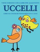 Libro Da Colorare Per Bambini Di 4-5 Anni (Uccelli)