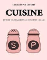 Livre De Coloriage Pour Les Enfants De 4 À 5 Ans (Cuisine)