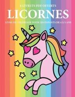 Livre De Coloriage Pour Les Enfants De 4 À 5 Ans (Licornes)