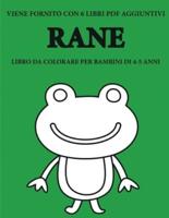 Libro Da Colorare Per Bambini Di 4-5 Anni (Rane)