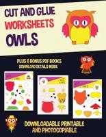 Cut and Glue Worksheets (Owls)