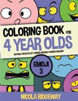 Coloring Book for 4 Year Olds (Emoji 3)