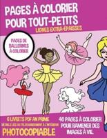 Pages À Colorier Pour Tout-Petits (Pages De Ballerines À Colorier)