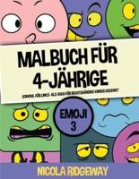 Malbuch Für 4-Jährige (Emoji 3)