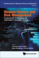 Modern Finance and Risk Management