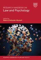 Research Handbook on Law and Psychology