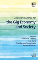 A Research Agenda for the Gig Economy and Society
