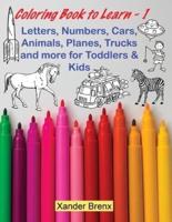 Coloring Book to Learn - 1