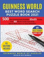 Guinness World Best Word Search Puzzle Book 2021 #1 Maxi Format Hard Level