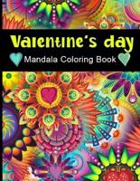 Valentine's Day Mandala Coloring Book