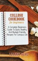 College Cookbook For Beginners