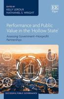 Performance and Public Value in the 'Hollow State'