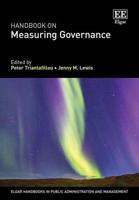 Handbook on Measuring Governance