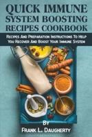 Quick Immune System Boosting Recipes Cookbook