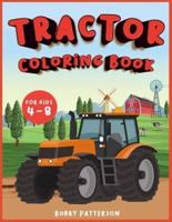 Tractor Coloring Book for Kids 4-8