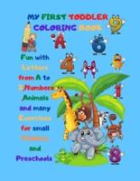 My First Toddler Coloring Book