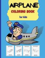 Airplane Coloring Book for kids: Airplane Activity Book for Kids ages 4-12/Easy Beginners Guide Drawing Planes