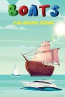 Boats Coloring Book