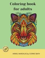 Adult coloring book - Animal mandala