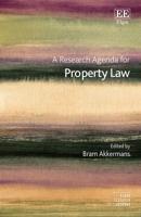 A Research Agenda for Property Law