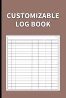 Customizable Log Book