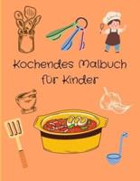 Kochendes Malbuch Für Kinder