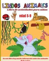 Libro de actividades de simpáticos animales para niños de 5 a 9 años