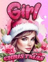 Christmas Girl Coloring Book,