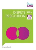 SQE - Dispute Resolution 3E