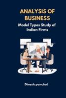 ANALYSIS OF BUSINESS Model Types Study of Indian Firms