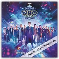Official Doctor Who Classic Edition Square Calendar 2025