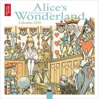 British Library: Alice's Adventures in Wonderland Mini Wall Calendar 2025 (Art Calendar)