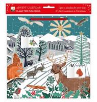 Kate Heiss: Winter Wonderland Advent Calendar (With Stickers)