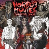 Horror Movies Adult Coloring Book