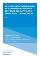 Development of International Entrepreneurship Based on Corporate Accounting and Reporting According to IFRS. Part A