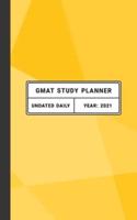 GMAT Study Planner: Undated daily planner for GMAT prep. Use for organizing GMAT study and staying productive when preparing for the GMAT exam. Ideal planner for GMAT test prep and setting a GMAT study plan