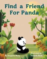 Find a friend for Panda: A book about the efforts to save Pandas from extinction