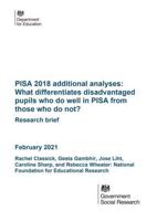 PISA 2018 Additional Analyses
